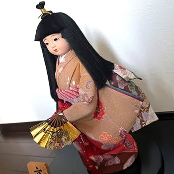 Amazon.co.jp: 日本人形 市松人形 舞踊人形 京小袖 寿宝作
